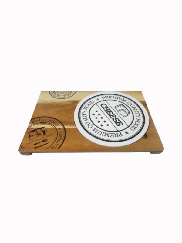 Red Vanilla Paddle Serving Board