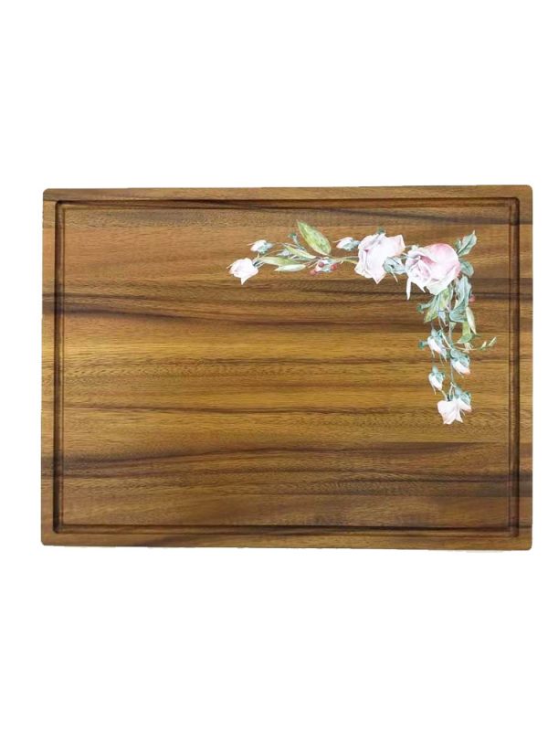 Inca Wood Print Cutting Board (L)