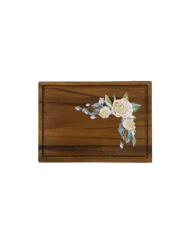 Inca Wood Print Cutting Board (S)