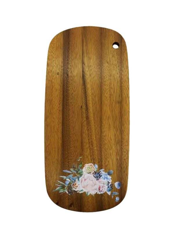 Inca Wood Printed Oval Cutting Board(L)