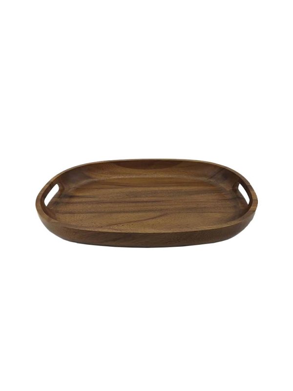 Inca wood Oval Tray