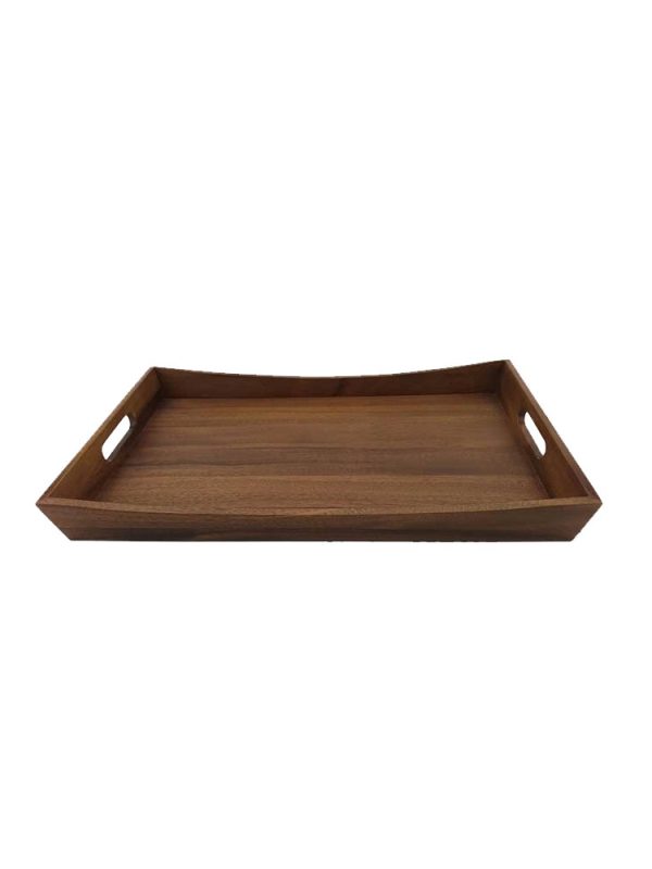 Inca Wood Rectangle Tray